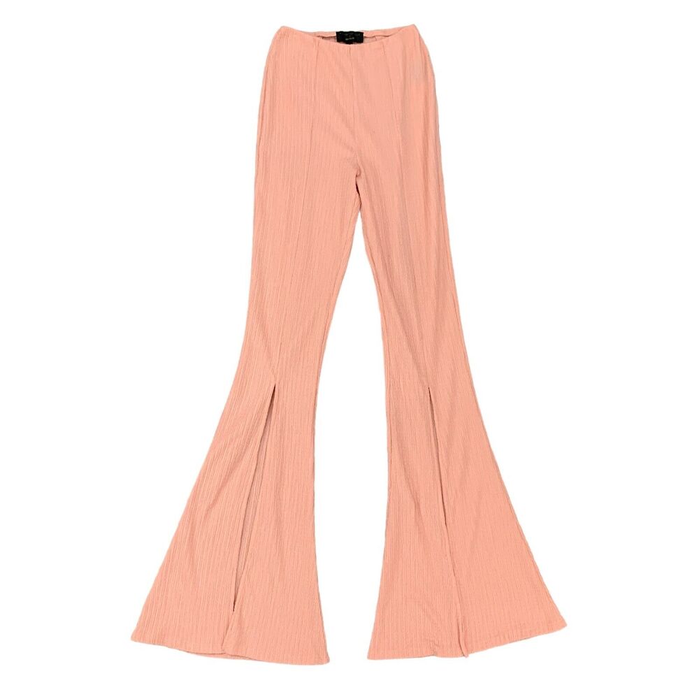 Michael Costello X Revolve Odessa Pants Womens XS Extra Small Split Front Flare